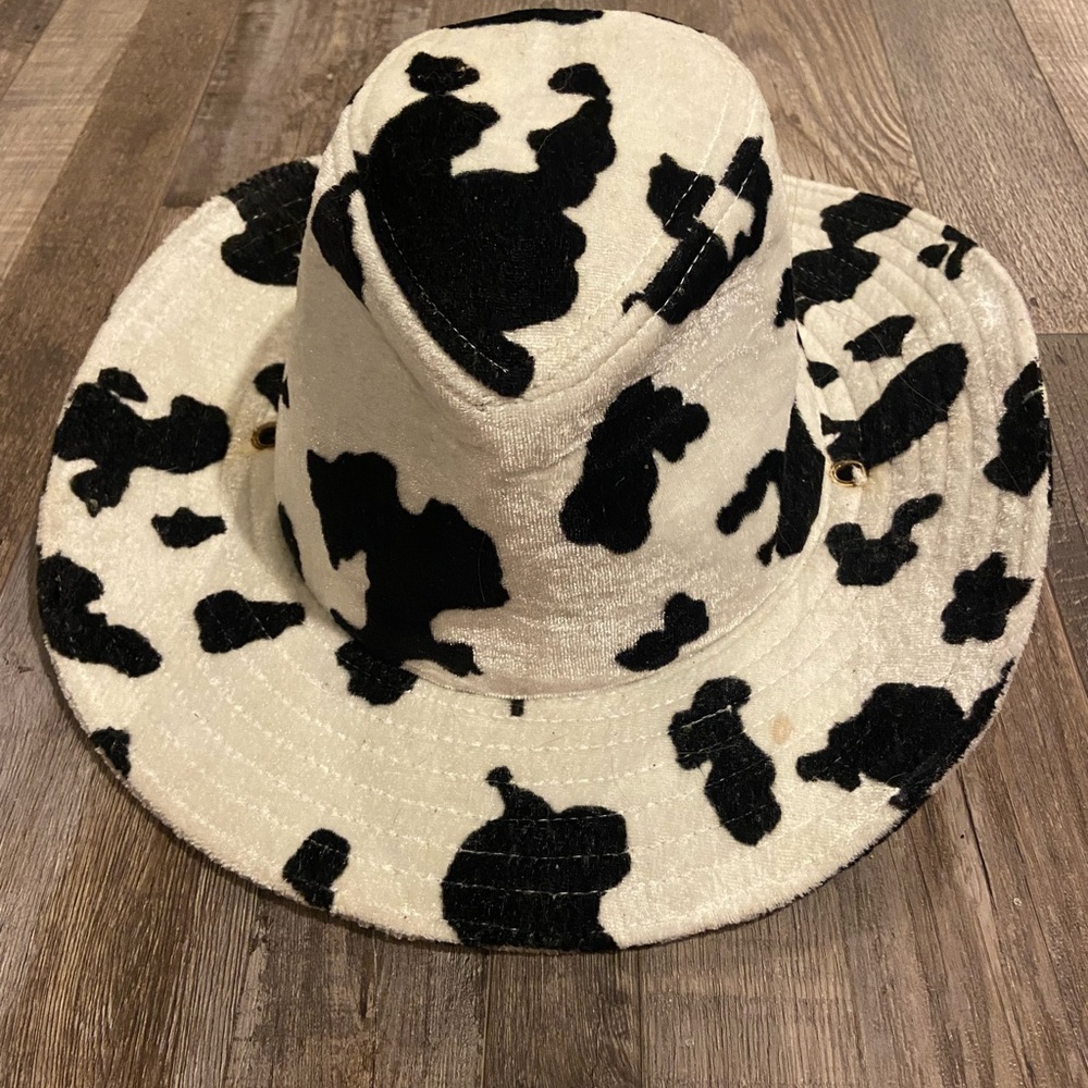 Cowprint Cowgirl Hat